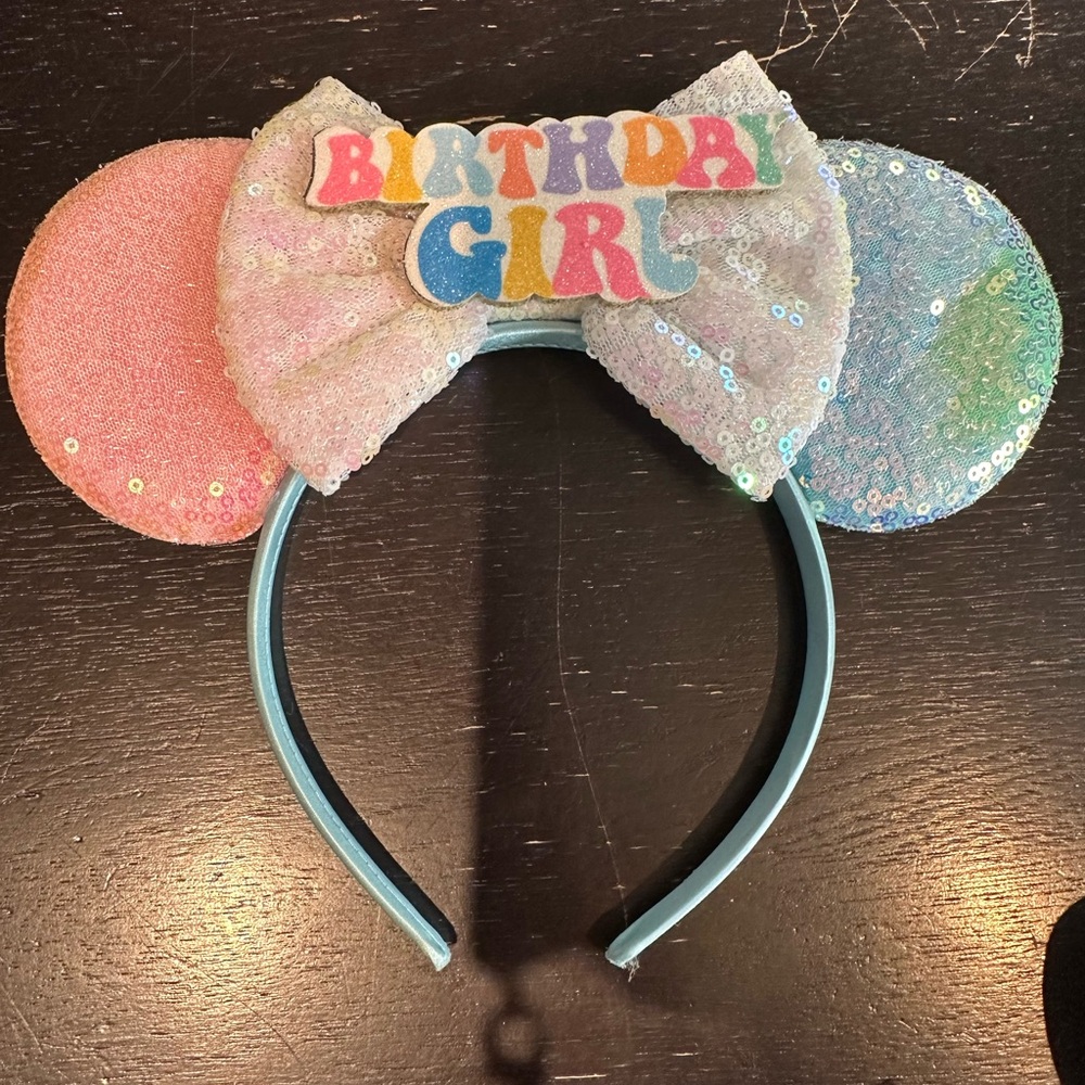 Minnie Mouse birthday girl Headband